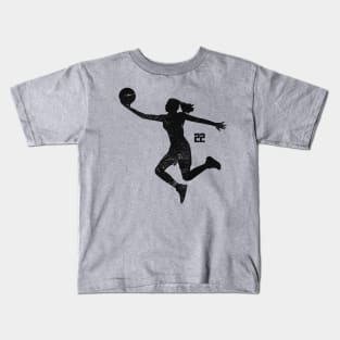 Shillouette Number 22 Kids T-Shirt